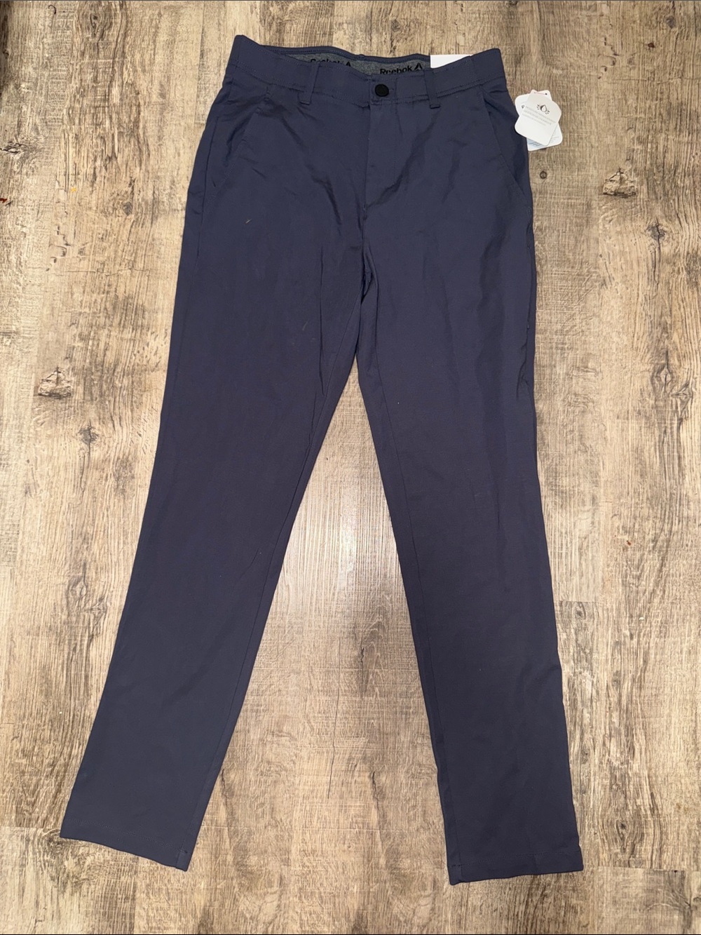 Reebok Dark Navy Straight-Leg Casual Pants